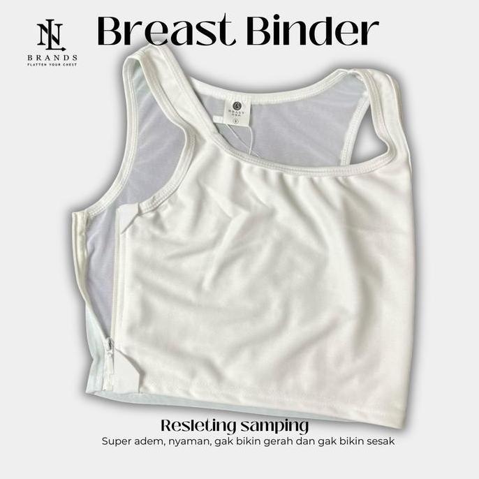 Breast binder zipper resleting samping / chest binder / perata dada / bra