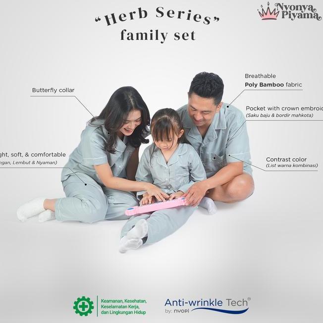 Nyonya Piyama Herb Best Seller Nyonya Piyama Series Pajamas Poly Bamboo Var10539