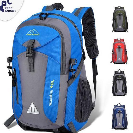 Freeknht Tas Ransel Bapa Pria 40L Tas Ransel Sekolah Cowok Wateroof Tas Punggung Kuliah Hiking Trave