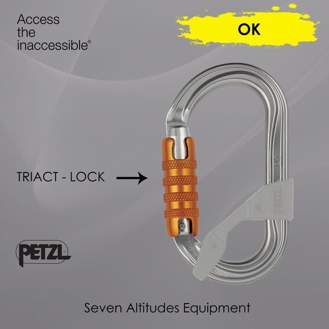 Petzl Carabiner Ok Triact-Lock