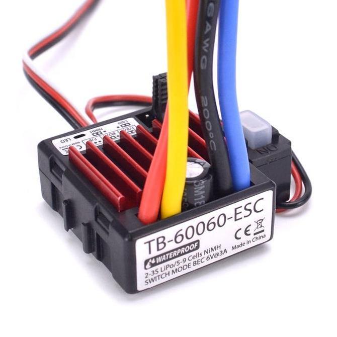Esc Brushed Turbo Racing Tb-60060 Waterproof 60A / 360A Vs Hw 1060
