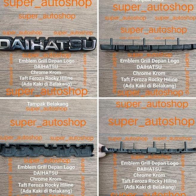 Emblem Logo Daihatsu Besar Grill Depan Taft Gt / Rocky Hiline