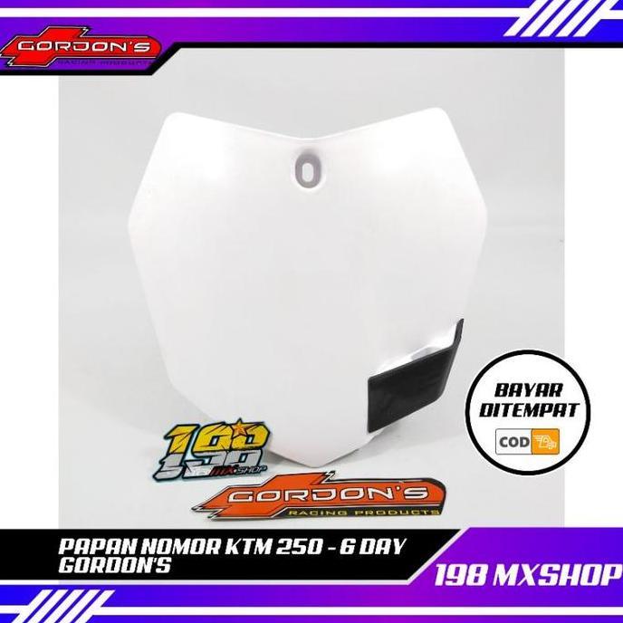 PAPAN NOMOR KLX GORDON - PAPAN NOMOR KTM SIXDAY GORDON KLX BF DTRACKER