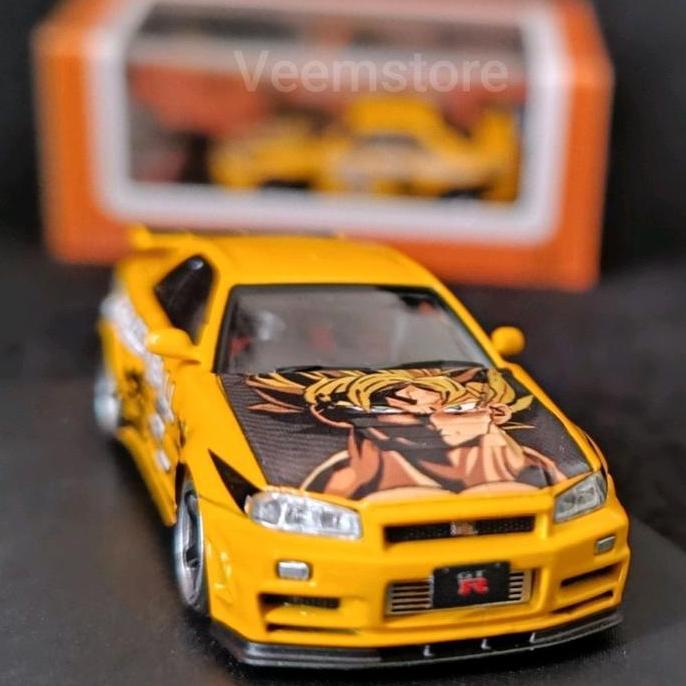 Diecast 1:64 Nissan Skyline GT-R R34 Dragon Ball [SEGEL] FastSpeed