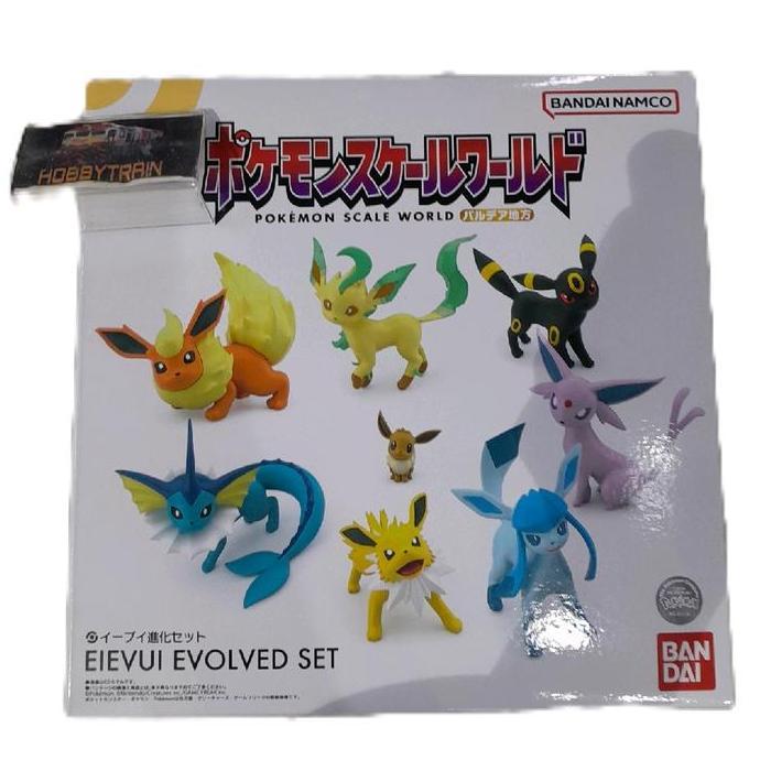POKEMON SCALE WORLD EEVEE EVOLVED SET FIGURE