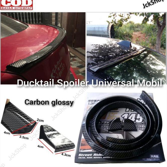 Ducktail / Spoiler Universal Mobil Carbon