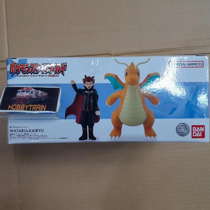 POKEMON SCALE WORLD LANCE & DRAGONITE FIGURE SET