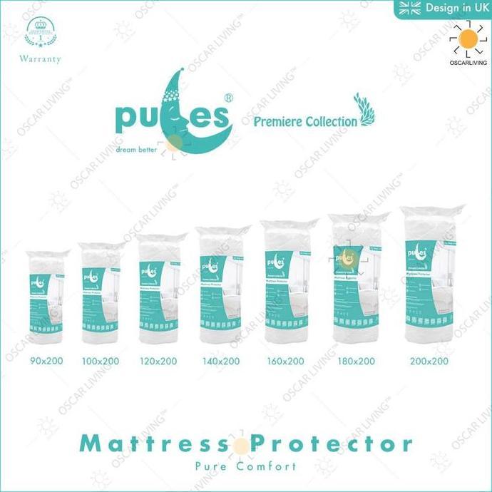 DEAL TERBAIK - Mattress Protector Pules / Pelindung Spring Bed Adem / Cover Kasur