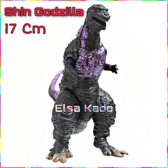 COD Mainan Monster Action Figure Shin Godzilla Ungu Purple Medium Size
