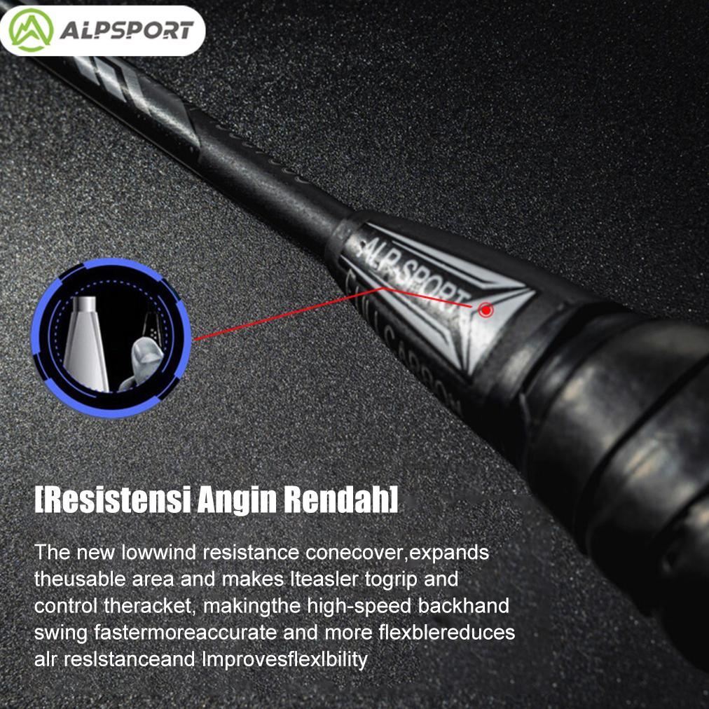 Murah Alpsport Rr 2Raket + Tas 4U G5 100% Serat Karbon Penuh Desain Asli 22-28Lbs T800 Raket Bulu Ta