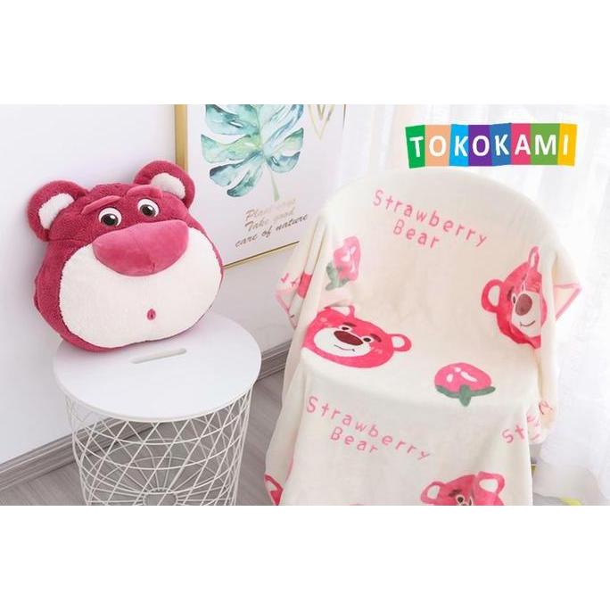 NEW BALMUT LUCU BONMUT BONEKA BANTAL SELIMUT LOTSO HUGGIN BEAR TOY STORY ORI
