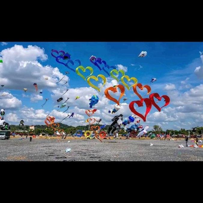 Heart Kite 3d Layangan Love viral 2025