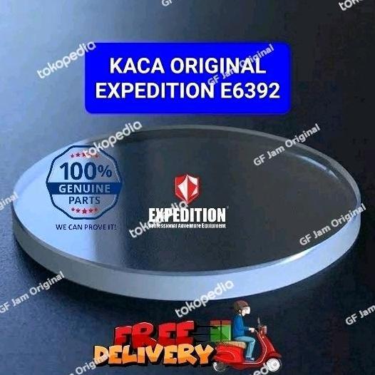 KACA JAM TANGAN EXPEDITION E6392 E 6392 ORIGINAL SPARE PART 100%