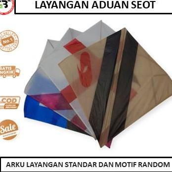 Layangan Aduan Seot / layang-layang Mainan Tradisional - Motif Random