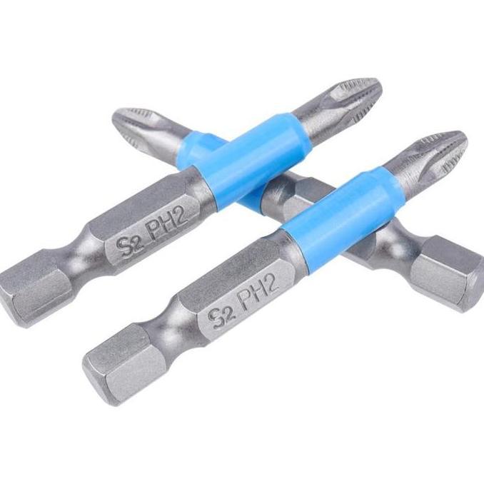 FKINAPE 10pcs Mata Obeng Baja Mata Bor Obeng Elektrik Hex Shank 50mm Mata Bor Obeng Magnet PH2