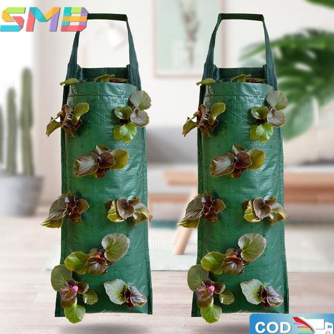 GIRARDY 10 HoleWall Planter Bag-Plant Pouch-Planter Bag Dinding-Tanaman Pot Dinding