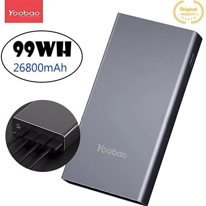 Yoobao 99WH Power Bank 26800mAh Quick Charging Powerbank