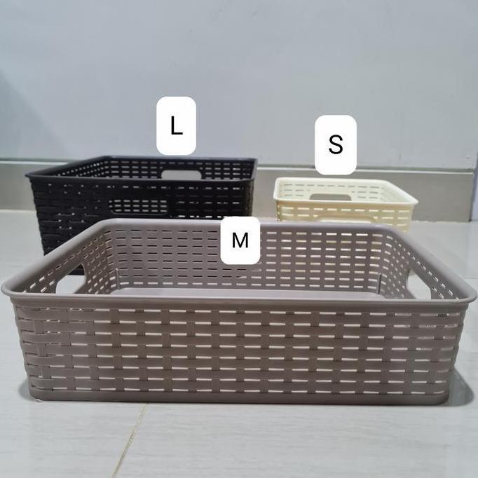 Kubika- Keranjang Nampan Serbaguna Dorota Green Leaf 3302 3303 3304 Container
