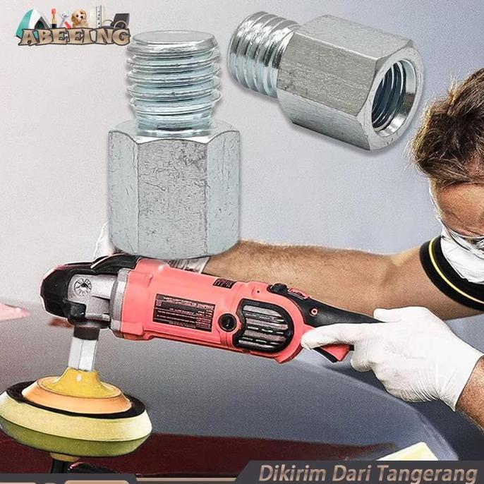 FKINAPE Konverter Gerinda M10 Ke M14 Adaptor Gerinda Untuk Mesin Gergaji Alat Poles Bor M10 To M14 M