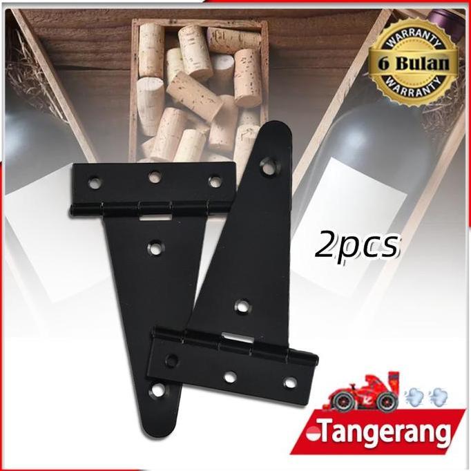 SEIRAKY 2pcs Engsel Pintu Garasi / Engsel T / Engsel Gudang / Engsel Garasi / Hinge Pintu Gudang Gar