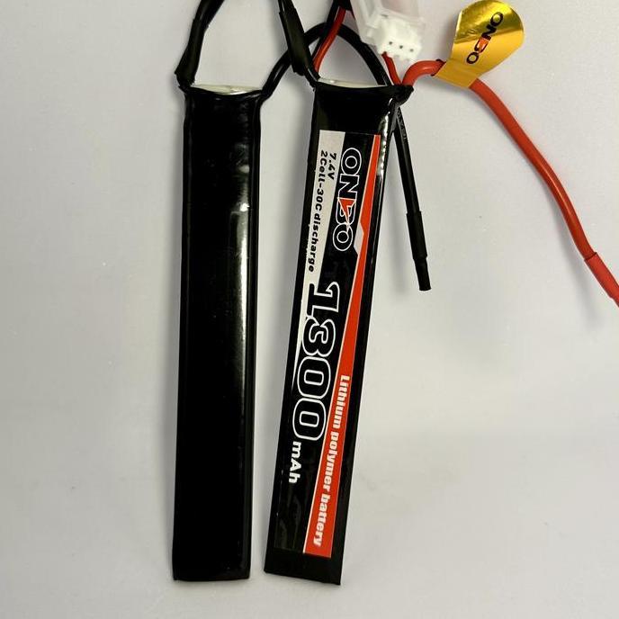 Lipo 2S Sugus 7.4V 1300Mah 30-60C 2 Packs Airsoft Onbo Power - Remote, Toy, Control