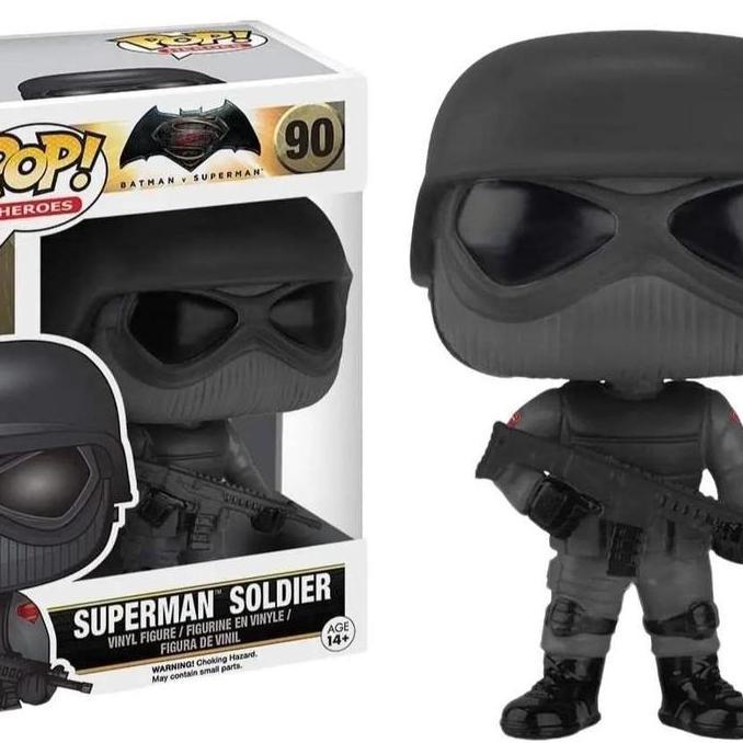 Funko POP Batman V Superman Superman Soldier #90