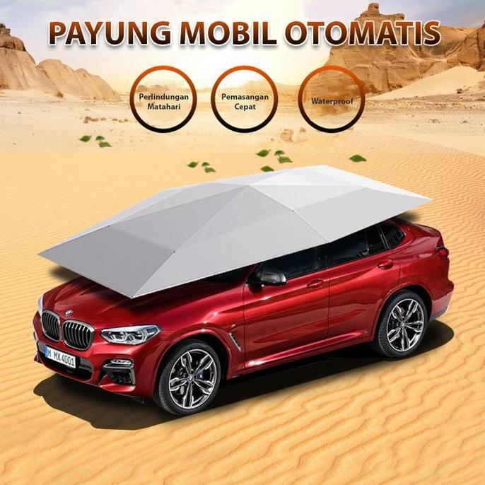 Sale Payung Mobil Otomatis Portable 4,6 Meter | Car Cover Remote 4,6 Meter | Tenda Mobil Atap Portab