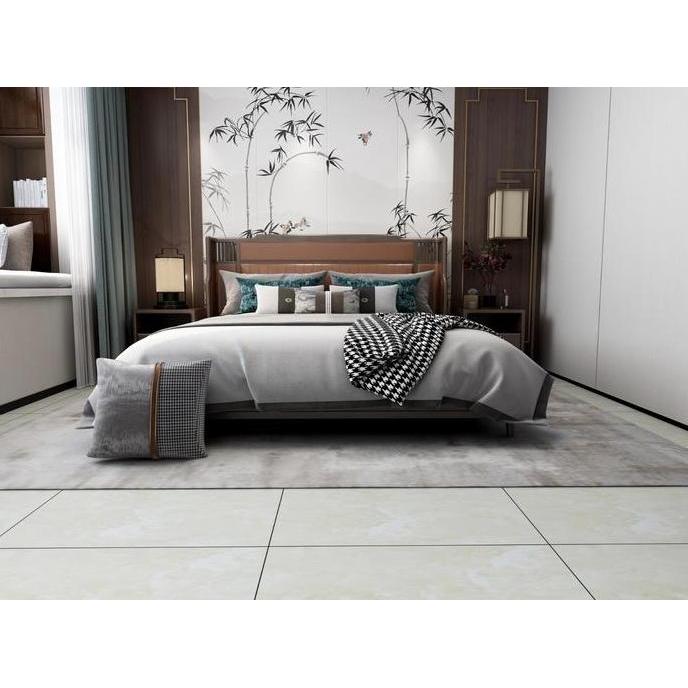 SEIRAKY MIISOO Floor Vinyl Persegi motif keramik Lantai Stiker Lem Wallpaper Vinyl