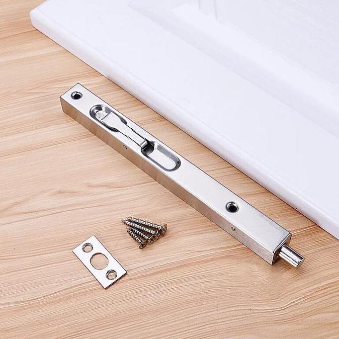 SEIRAKY Grendel Pintu Tanam 6 Inch Flush Bolt Slot Pintu Flush Bolt Dekkson