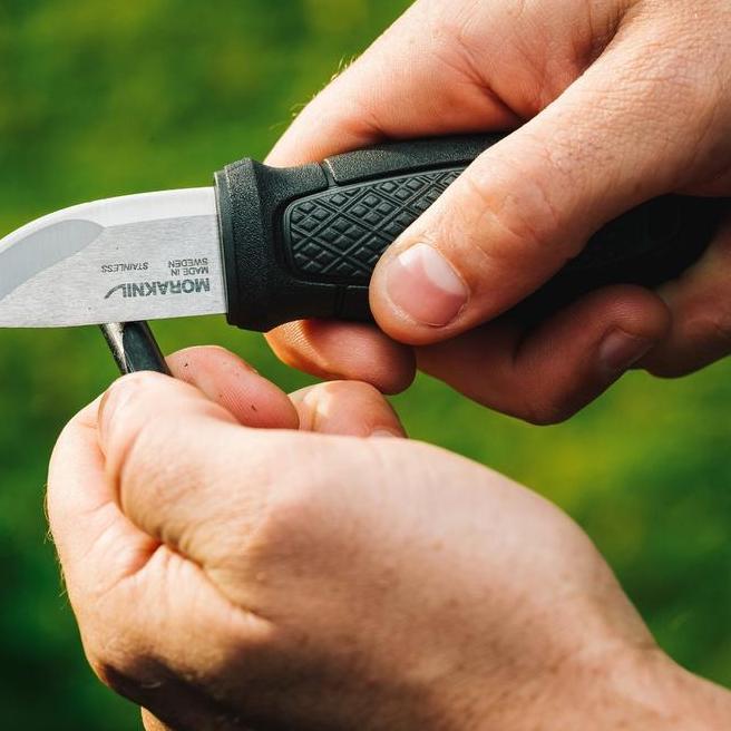 Morakniv Eldris (S) Stainless Steel / Pisau Morakniv / Pisau Bushcraft Survival