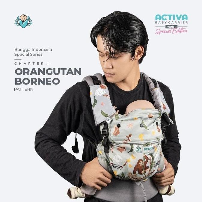 PROMO HARI INI - (Agen Tangsel) Gendongan SSC Activa Mark 2 Baby Carrier  MOTIF SERI BANGA INDONESIA