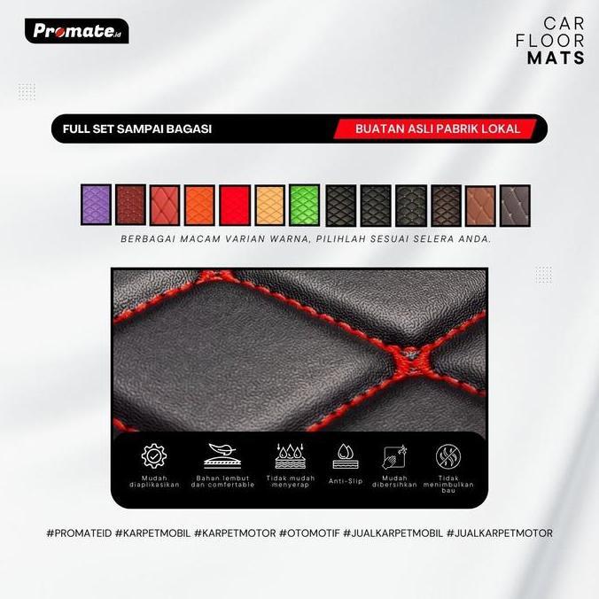 Promo [Promate.Id] Promate Aksesoris Interior Karpet 7D Mobil Toyota Avanza/Veloz Gen 3 2022-Now - K