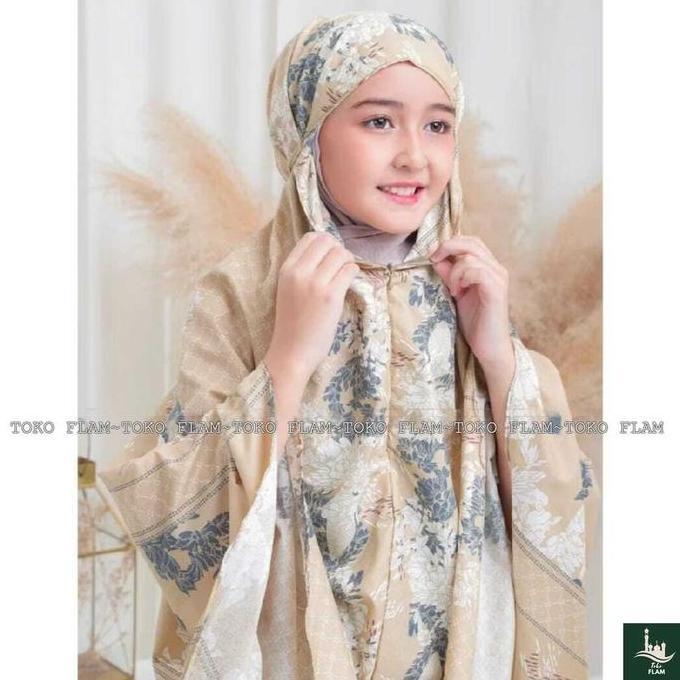 BEST PRICE - TOKO FLAM MUKENA ANAK TANGGUNG ALENA 2IN1 RESLETING KATUN TRAVEL