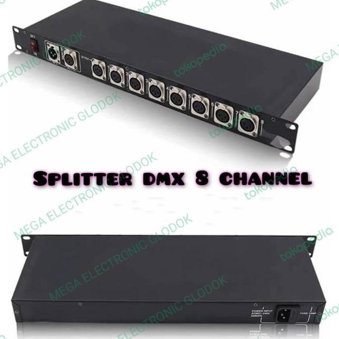 splitter dmx controller 8ch