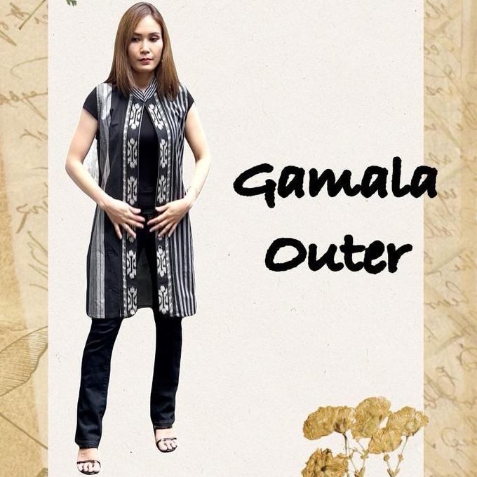 Dress Outer / Blazer Batik / Dress outer Lurik Lavanya - Gamala Outer - Atasan
