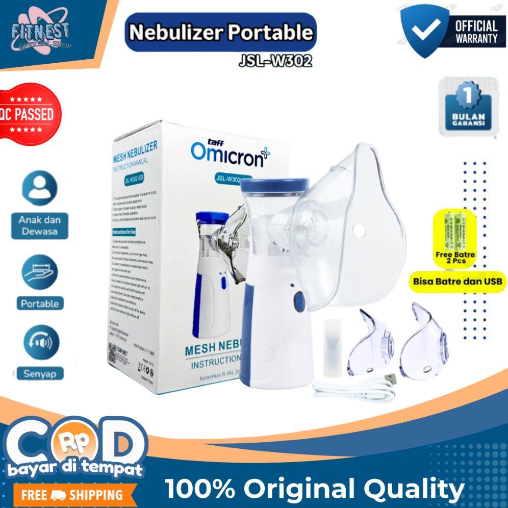 Alat Nebulizer Uap Portable Bantu Terapi Pernapasan Anak Dewasa Sesak Nafas Asma Batuk Pilek Handhel