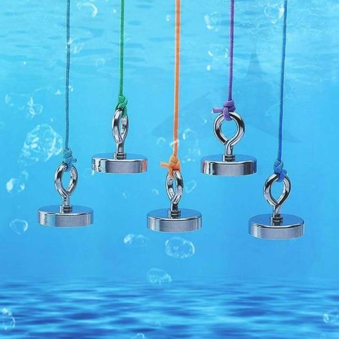 Strong Neodymium Magnet Super Kuat Model Bulat Besar Magnet Fishing