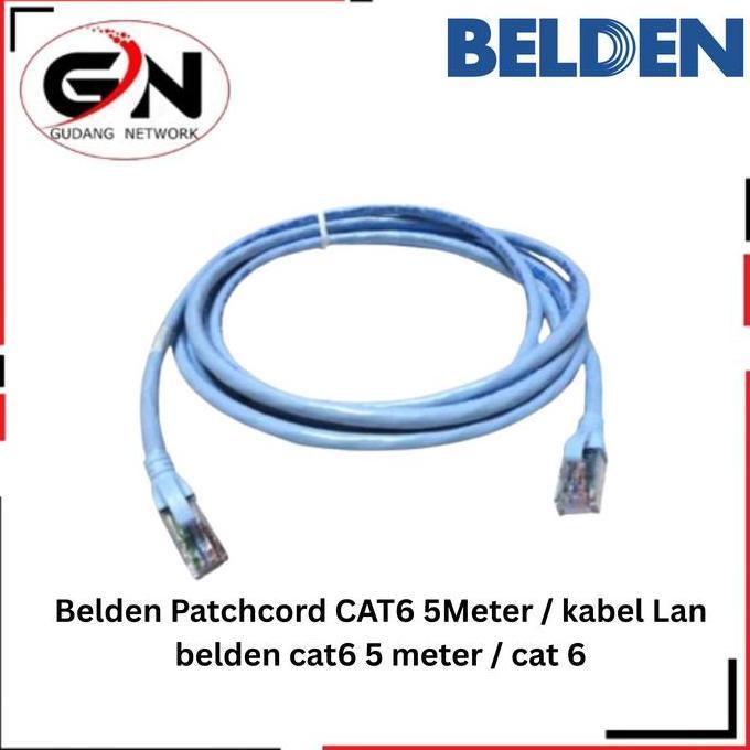 TERMURAH - Belden Patchcord CAT6 5Meter / kabel Lan belden cat6 5 meter / cat 6