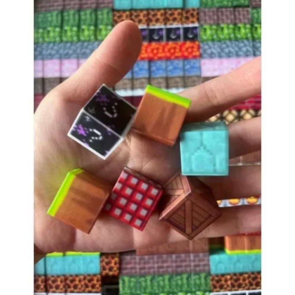 LIMITED MAINAN ANAK EDUKATIF BALOK MINECRAFT MAGNET BALOK BLOCK MAINAN MINECRAFT MAGNETIC BLOK BUILD