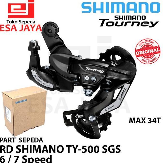 Kualitas Terjamin Rd Shimano Tourney Ty500 Original | Derailleur 6/7 Speed Sepeda Mtb / Lipat