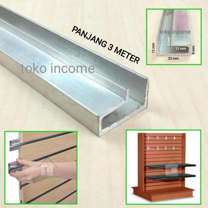 PROMO TERBATAS - Rel Slide Wall/List Ambalan/List Sliding Wall