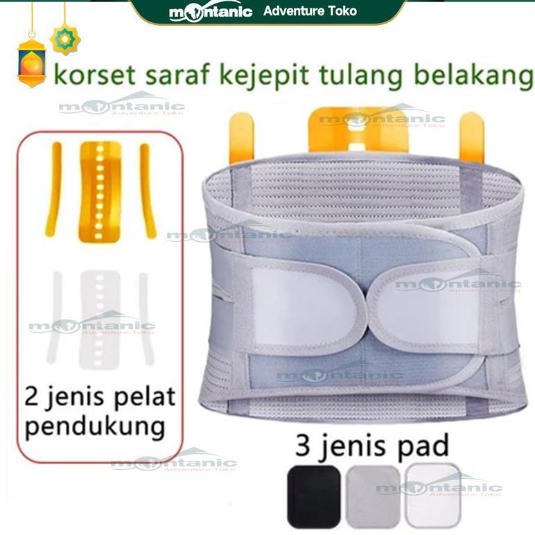 Korset Penyangga Lumbar Sabuk Penyangga Lumbar/Pria Wanita Korset Sabuk Dukungan Korset Lumbal untuk