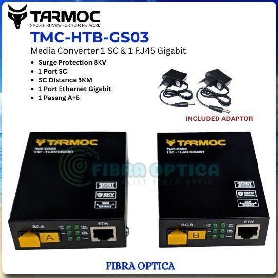 Continued- Tarmoc Tmc-Htb-Gs-03 | Media Converter 1Fo 1Lan Gigabit | Htb Gs03