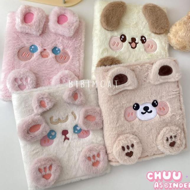 A5 Size Chuu Binder Photocard Album Pc Binder Fluffy Boneka