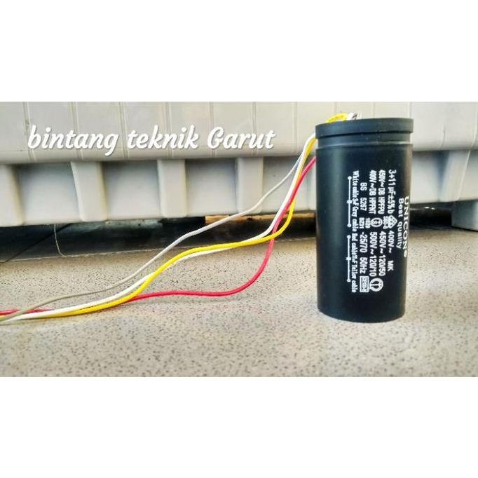 0Kapasitor 11+3uf Mesin Cuci Sharp Epcos A208 A209 original