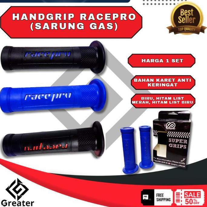 HANDGRIP SARUNG GAS racepro DOMINO ABU / GRIP DOMINO PINK UNIVERSAL / HRIP DOMINO BIRU