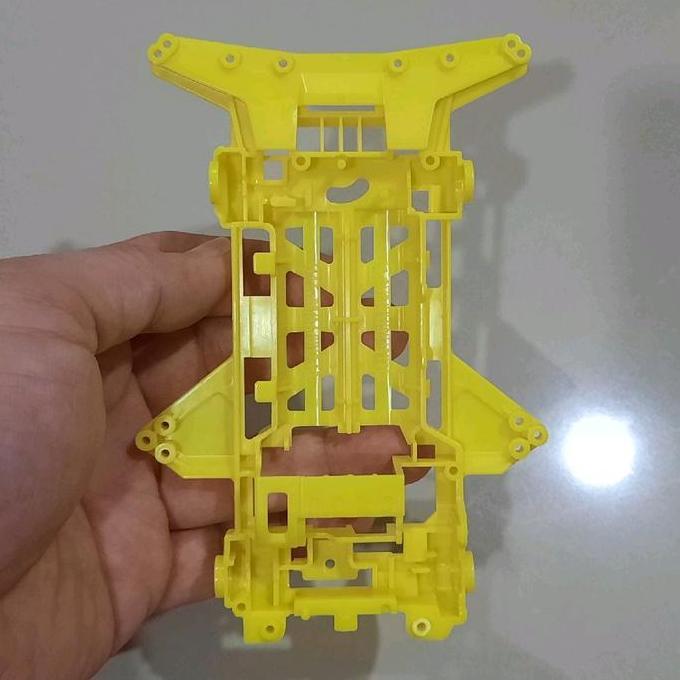 Chassis Super XX Kuning Fluorescent Ori Tamiya Chassis SXX Ori