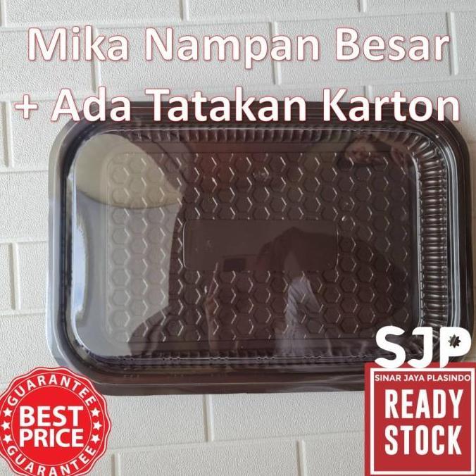 Mika Nampan Plastik Besar / Mika kue besar /Mika Box Besar Ada Tatakan