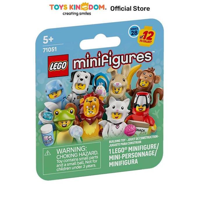 Toys Kingdom Lego Minifigures Animals Series 28 71051 Random Balok Susun Block Bricks Mainan Balok B