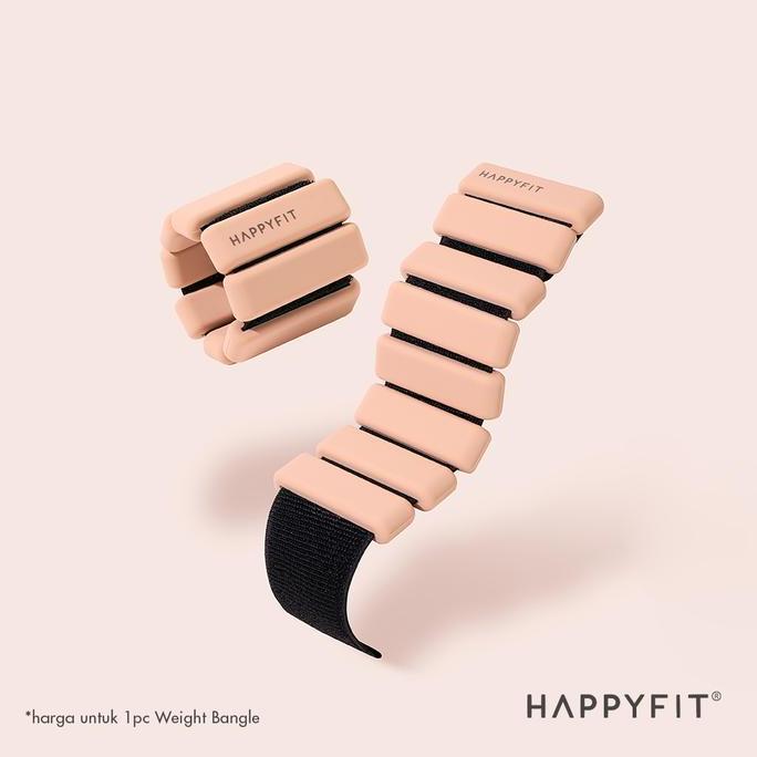 HAPPYFIT Weight Bangle Premium 0,5 KG - Pemberat Kaki dan Tangan untuk